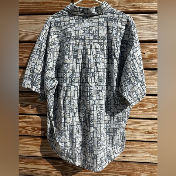 Bugle Boy Company Aztec Print Button Down Shirt - Picture 5 of 5